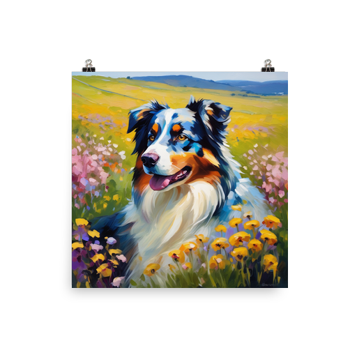 PugMug Custom Australian Shepherd Dog Poster