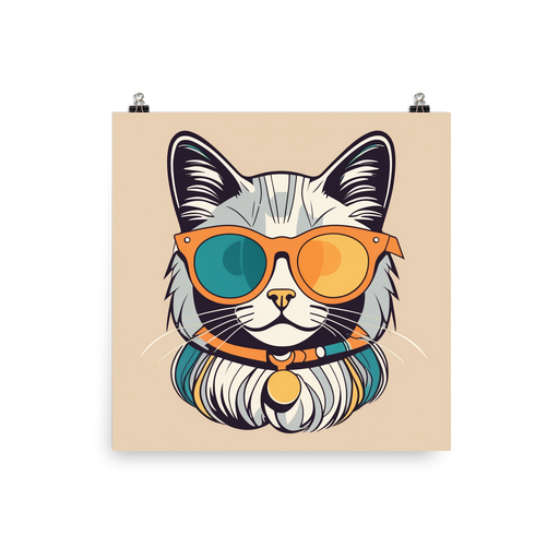 PugMug Custom Tabby Ragdoll Cat Poster