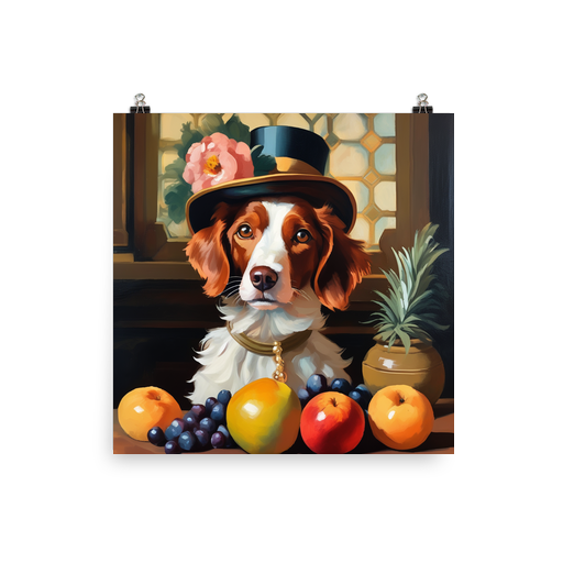 PugMug Custom Brittany Dog Poster