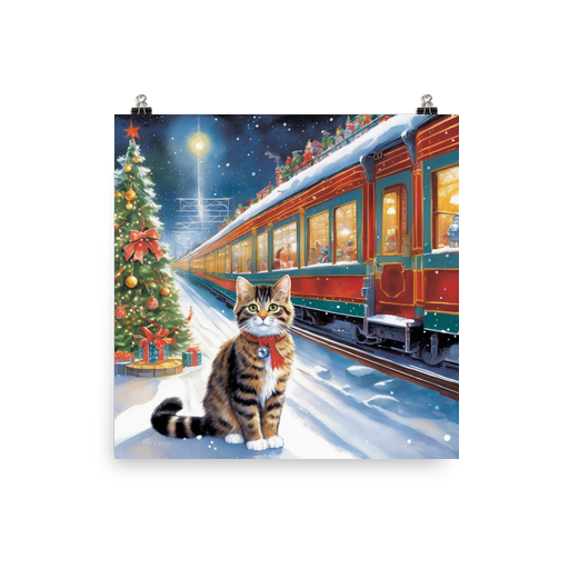 PugMug Custom Tabby Companion Cat Poster