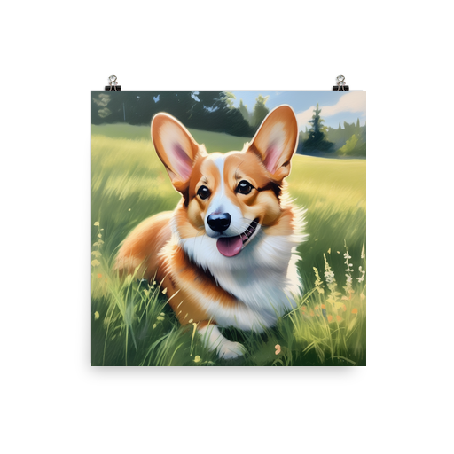 PugMug Custom Pembroke Welsh Corgi Poster