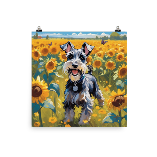PugMug Custom Miniature Schnauzer Poster