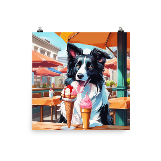PugMug Custom Border Collie Poster