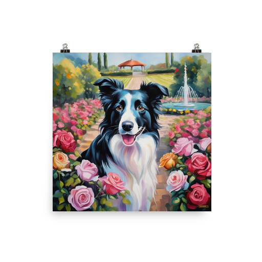 PugMug Custom Border Collie Poster