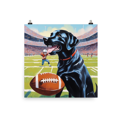 PugMug Custom Black Labrador Retriever Poster