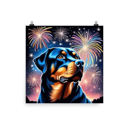 PugMug Custom Rottweiler Poster