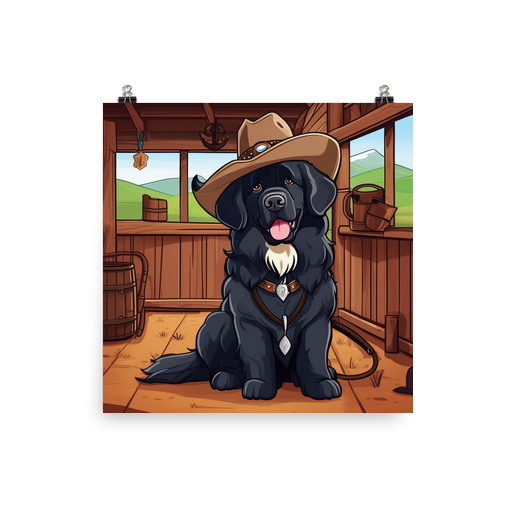 PugMug Custom Newfoundland Poster