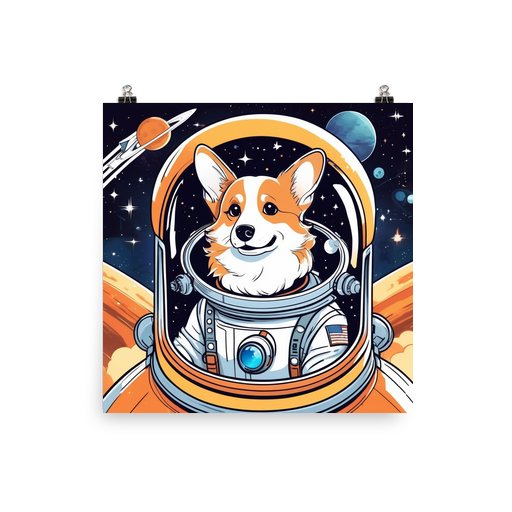 PugMug Custom Pembroke Welsh Corgi Poster