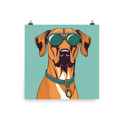 PugMug Custom Rhodesian Ridgeback Poster