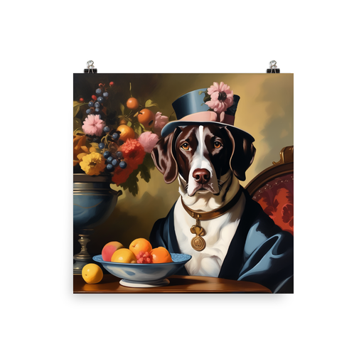 PugMug Custom Pointer Dog Poster