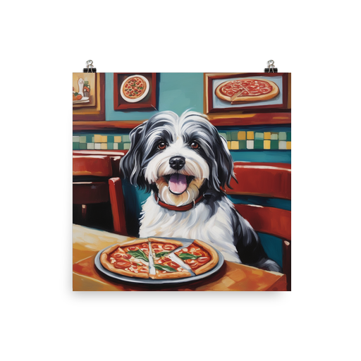 PugMug Custom Black-and-white Havanese Dog Poster