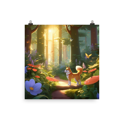 PugMug Custom Shiba Inu Poster