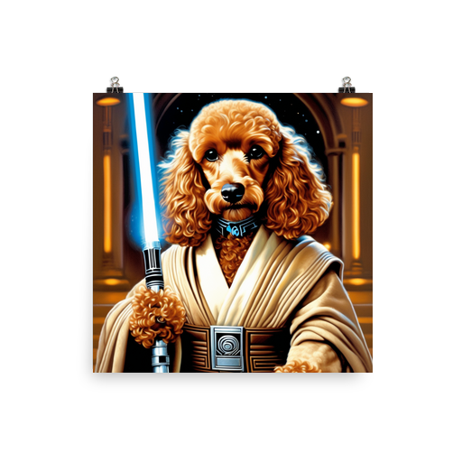 PugMug Custom Tan Poodle Poster