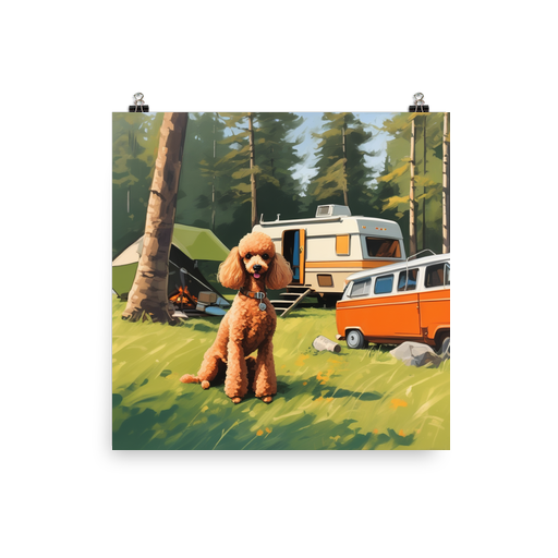 PugMug Custom Tan Poodle Poster