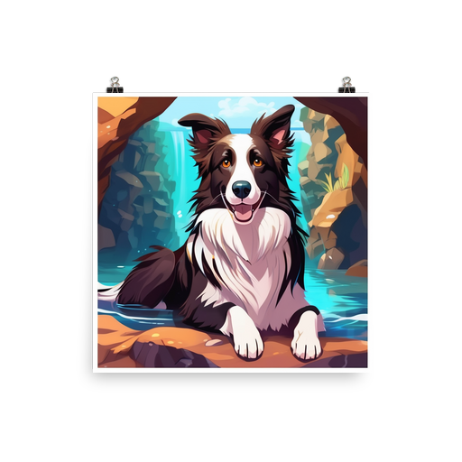 PugMug Custom Border Collie Poster