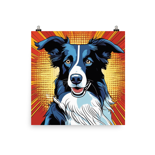PugMug Custom Border Collie Poster