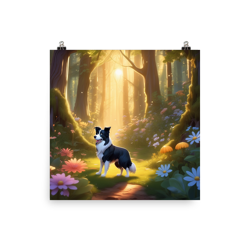 PugMug Custom Border Collie Poster