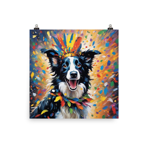 PugMug Custom Border Collie Poster
