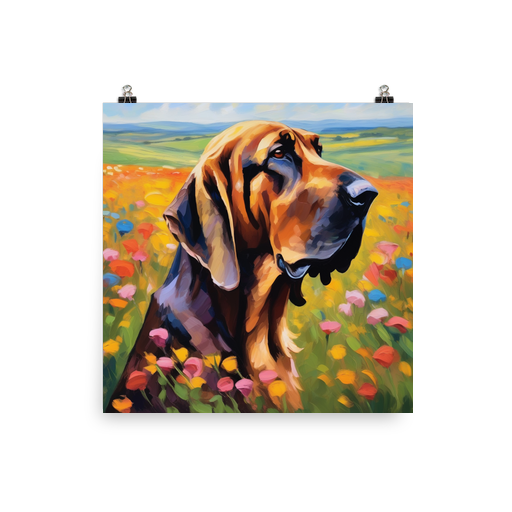 PugMug Custom Bloodhound Poster