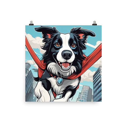 PugMug Custom Border Collie Poster