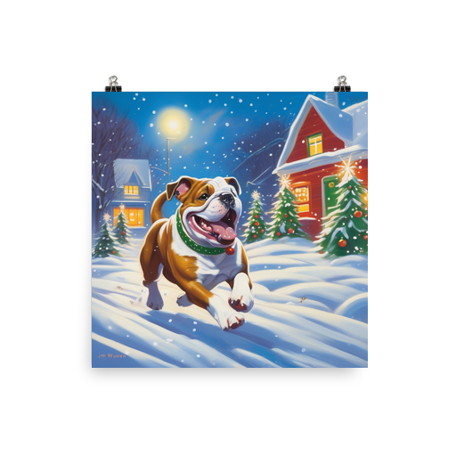 PugMug Custom Bulldog Poster