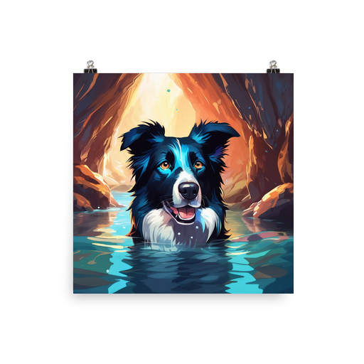PugMug Custom Border Collie Poster