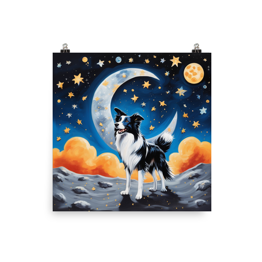 PugMug Custom Border Collie Poster