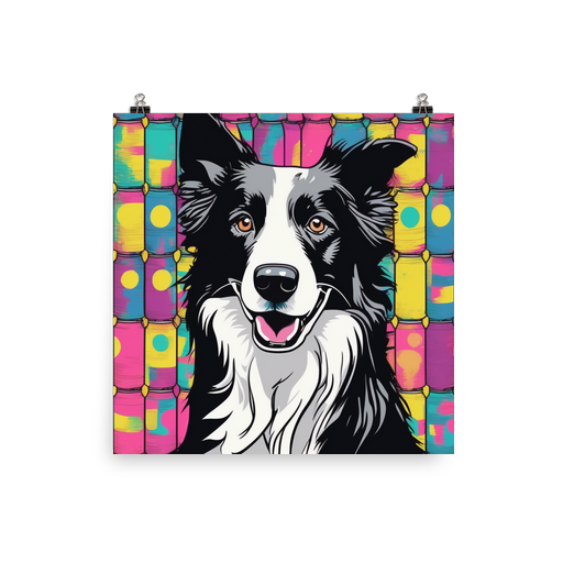 PugMug Custom Border Collie Poster