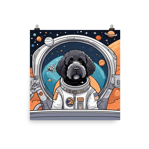 PugMug Custom Portuguese Water Dog Poster