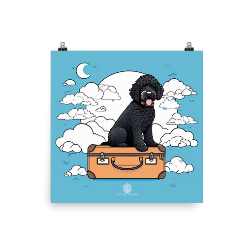 PugMug Custom Portuguese Water Dog Poster