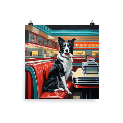 PugMug Custom Border Collie Poster