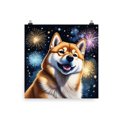 PugMug Custom Shiba Inu Poster
