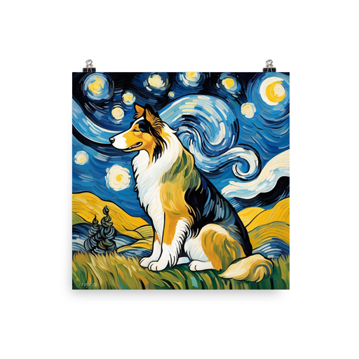 PugMug Custom Collie Poster