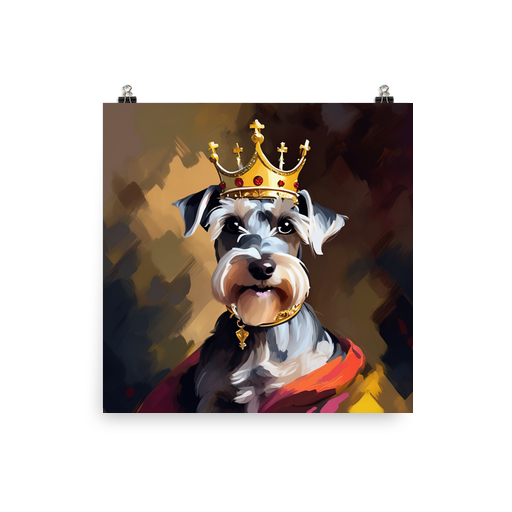 PugMug Custom Miniature Schnauzer Poster