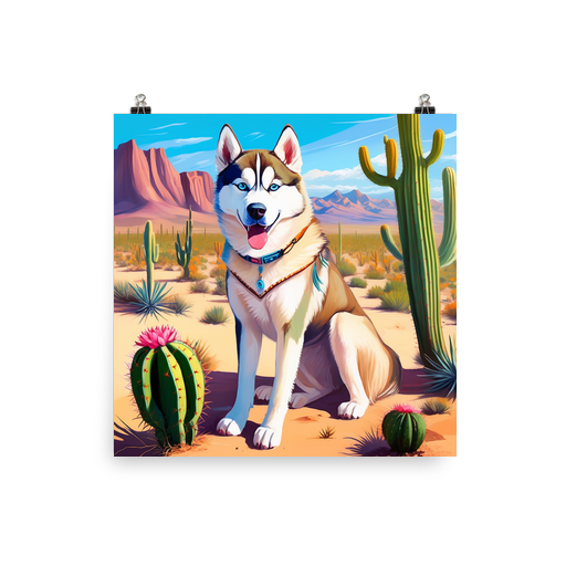 PugMug Custom Siberian Husky Poster