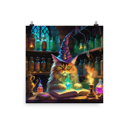 PugMug Custom Tabby Persian Cat Poster