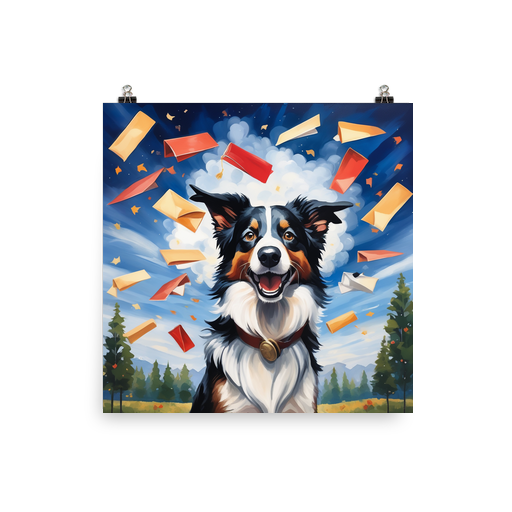 PugMug Custom Border Collie Poster