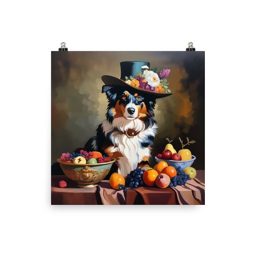 PugMug Custom Australian Shepherd Dog Poster
