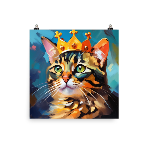 PugMug Custom Tabby Exotic Cat Poster