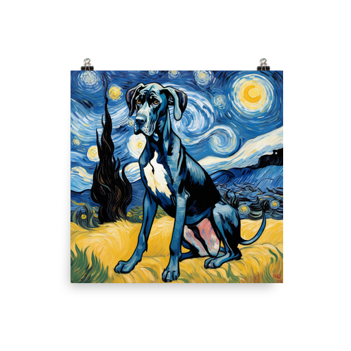 PugMug Custom Great Dane Poster