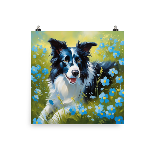 PugMug Custom Border Collie Poster