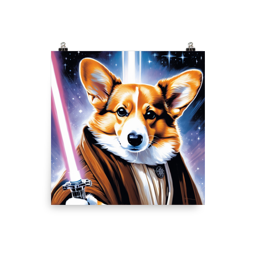 PugMug Custom Pembroke Welsh Corgi Poster