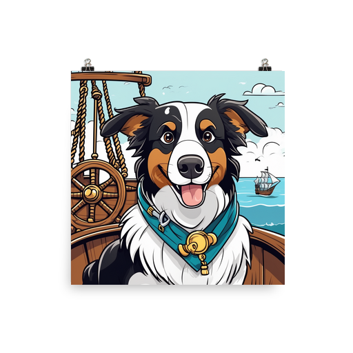 PugMug Custom Border Collie Poster