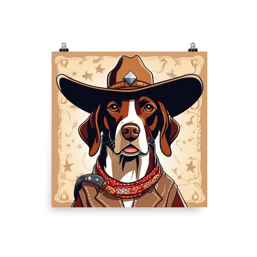 PugMug Custom Pointer Dog Poster