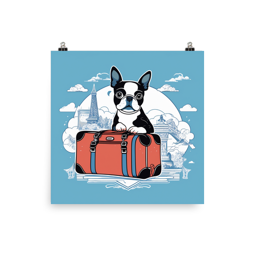 PugMug Custom Boston Terrier Poster