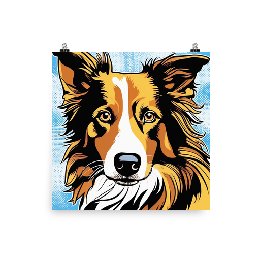 PugMug Custom Border Collie Poster