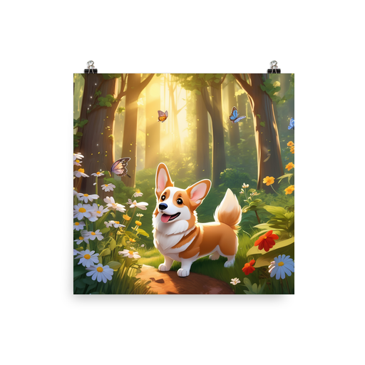 PugMug Custom Pembroke Welsh Corgi Poster