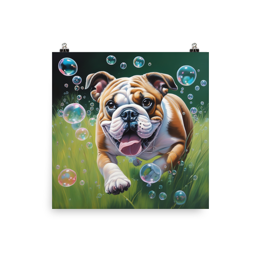 PugMug Custom Bulldog Poster
