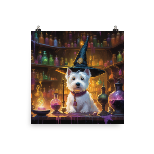 PugMug Custom West Highland White Terrier Poster