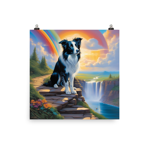PugMug Custom Border Collie Poster